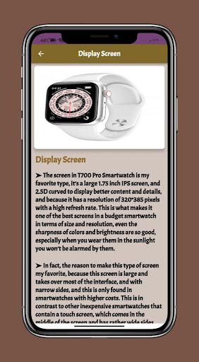 T700 smart watch Guide Screen 3