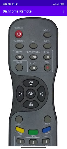 Remote for DishHome Screen 3