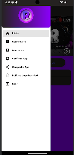 Android application RTV S.A.S screenshort