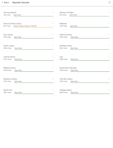 Screenshot of Solus Library App
