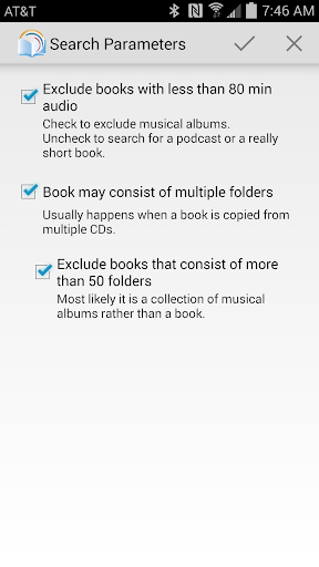 SpokenWord Audiobook Player Screen 3