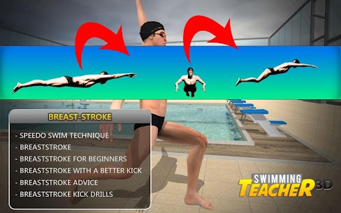 3D برو معلم السباحة: تعلم كيفي 3