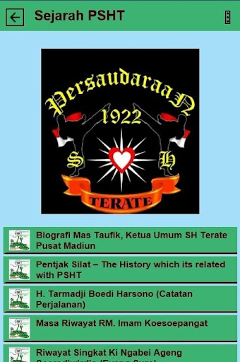 Psht Persaudaraan Setia Hati Terate Apps On Google Play