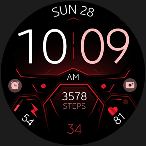 Dream 128 red sport watch face logo