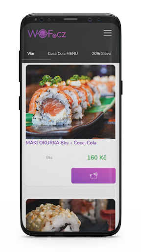 Android application World of food screenshort