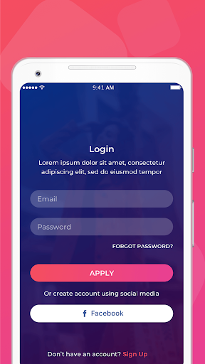 Android application Essential UI Kit screenshort