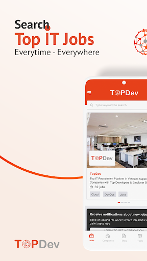 Android application TopDev - IT Jobs Search screenshort