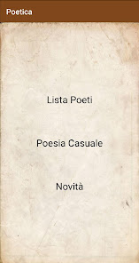 Screenshot 1 Poetica android