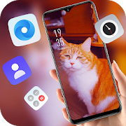Wilted cat theme for xiaomi mi play animals pet