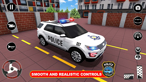 Police Prado Parking Car Games  screenshots 1