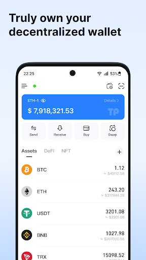 Screenshot of TokenPocket: Crypto & Bitcoin