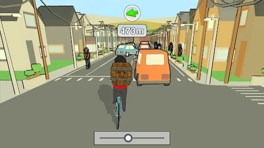 Bike Transporter: Alley Biking