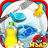 Princess Dish Washing - Cleanup Salon icon