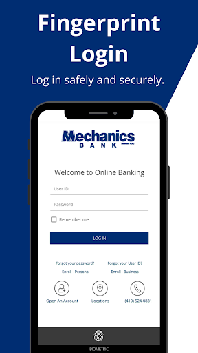 Mechanics Bank Mobile Screen 3