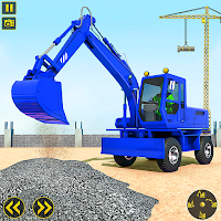 City Construction Game Snow Excavator Simulator
