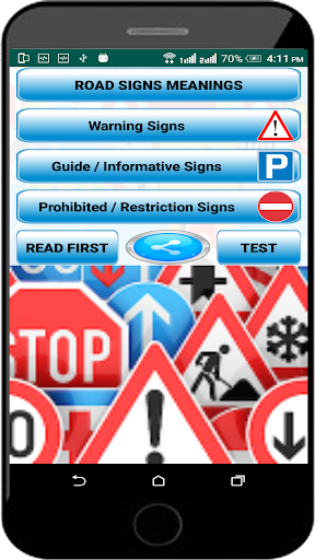 Road Traffic Signs Screen 2