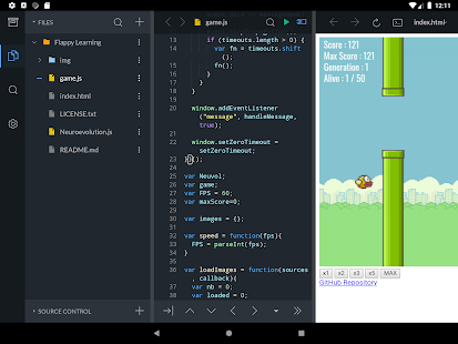 Spck Code Editor / JS Sandbox / Git Client android2mod screenshots 10