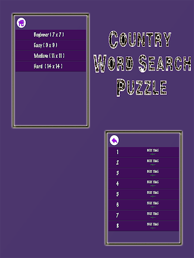 Country Word Search Puzzle Screen 2
