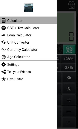 CITIZEN & GST CALCULATOR Screen 2