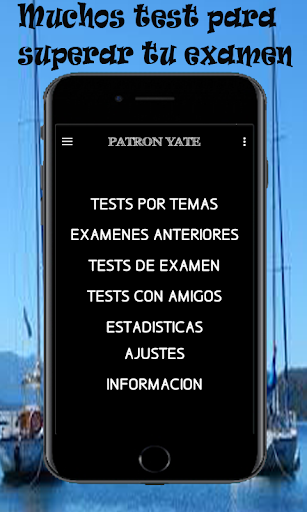 Android application Test Patron de Yate y Capitan screenshort