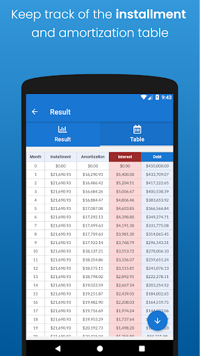 EMI Calculator Loan Calculator Screen 3