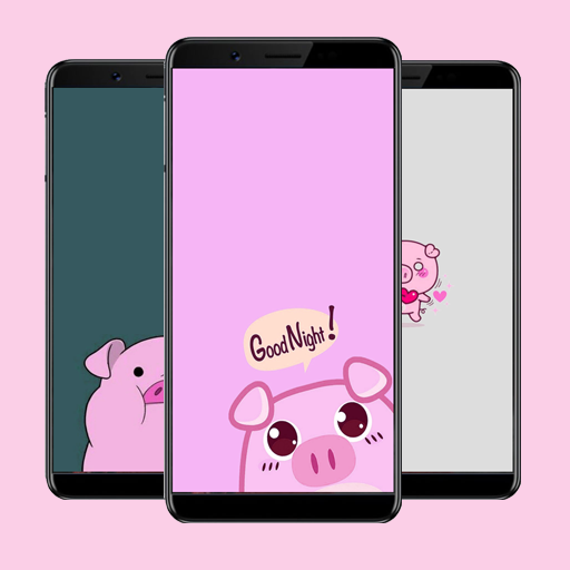 Cute Pig Wallpapers Background Laai af op Windows