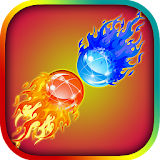 Fire ball water ball dual race icon