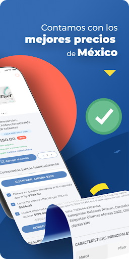 Android application Prixz farmacia a domicilio screenshort