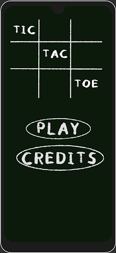 Android application Basic Tic-Tac-Toe screenshort