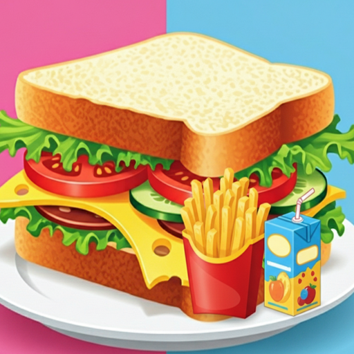 Sandwich Maker Game-Kids Lunch