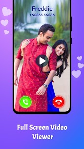 Download Love Video Ringtone for Incoming Call v4.0.9  APK (MOD, Premium Unlocked) FREE FOR ANDROID 2