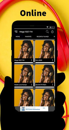 Radio Mega 103.7 FM Haiti Live Screen 3