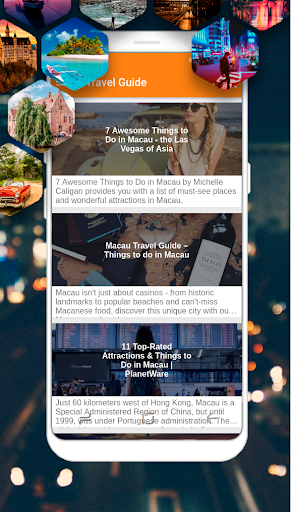 Android application Macau Travel Guide screenshort