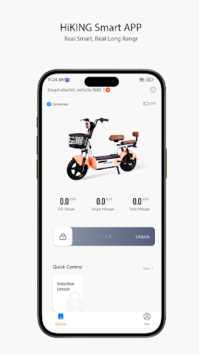 Android application HiKING screenshort