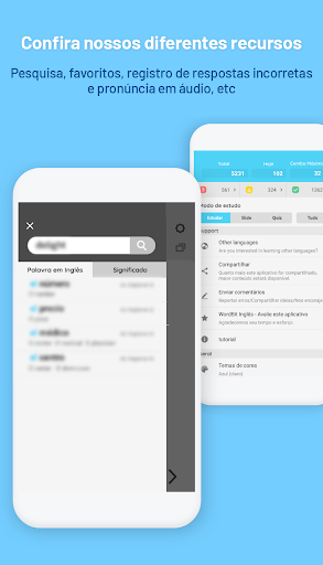 Android application WordBit Coreana screenshort