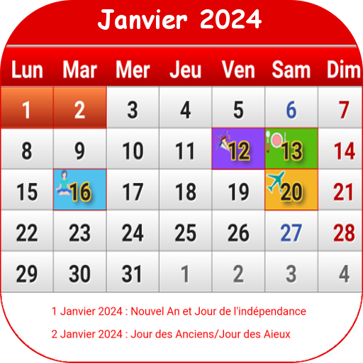 Haiti Calendrier 2024