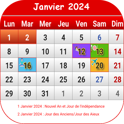 Calendriers 2024