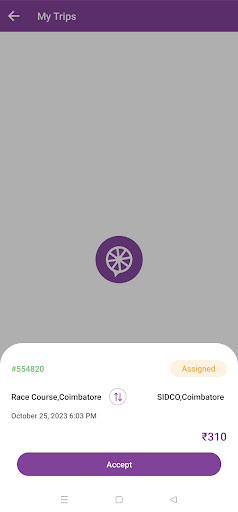 TruckTaxi Driver App Screen 3