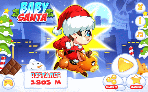 Hero Santa - Rescue Run