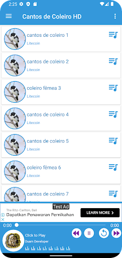 Cantos de Coleiro HD Screen 3
