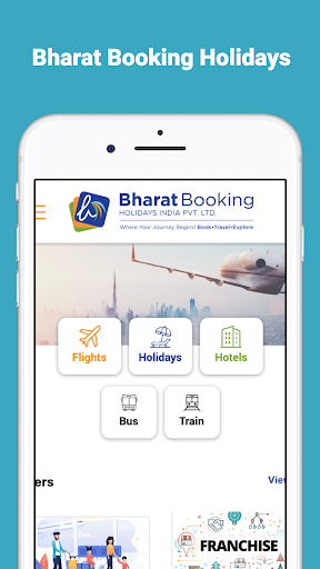 Android application Bharat Booking Holidays screenshort