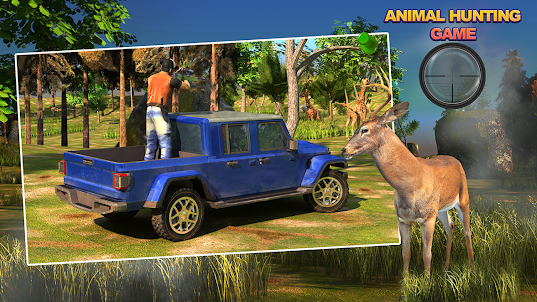 야생 동물 사냥 게임 - 사슴 시뮬레이터 게임