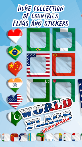 Android application World Flag Photo Editor screenshort