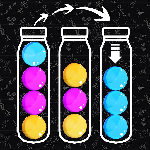Bubble Ball Sort Fun Puzzle logo