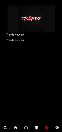 Trendz Network Screen 2