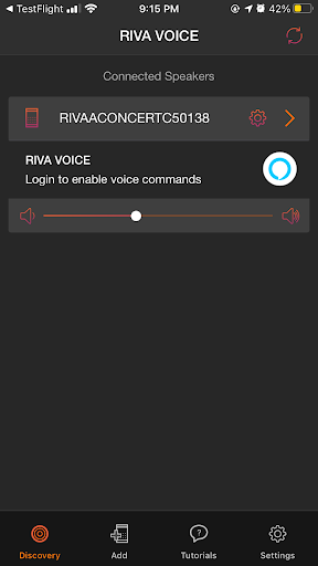 Android application RIVA VOICE screenshort