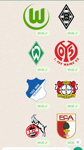 Android application German Football Stickers screenshort