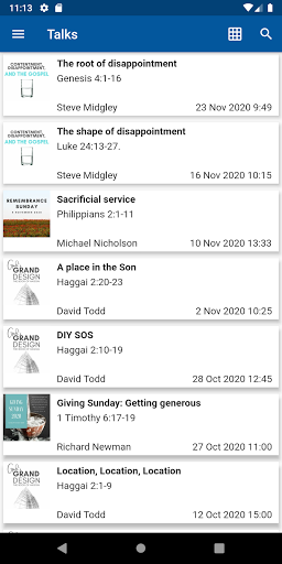 Android application Christ Church Cambridge screenshort