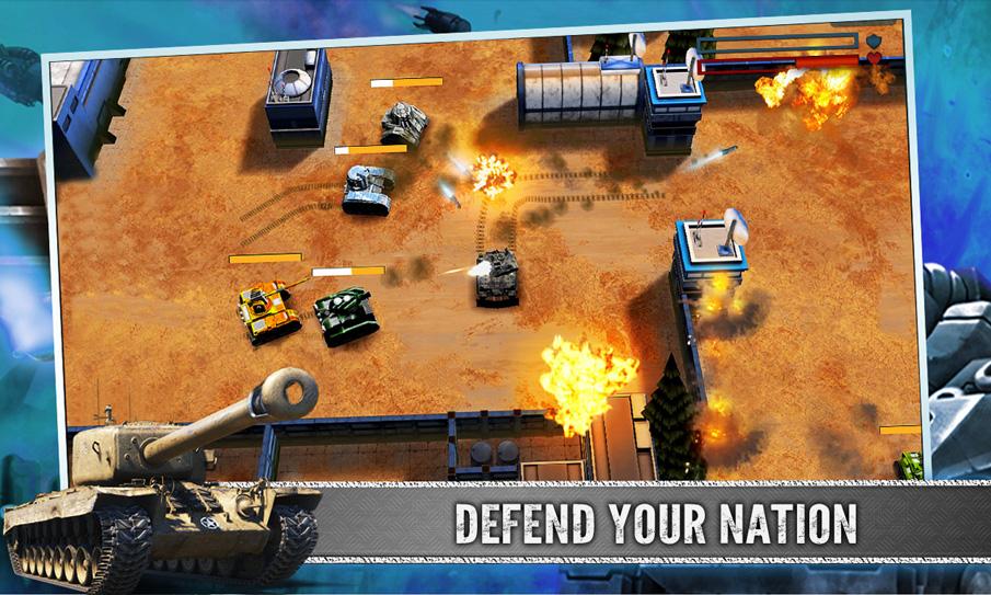 Captura de Pantalla 4 Tank Wars - Tank Battle Games android