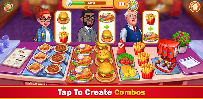 Cooking Time : Crazy Cooking Madness Cooking Games